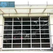 Full Clear Sectional Aluminium Glass Panel Garage Door